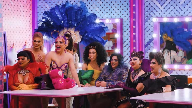 Backdrop from Drag Race Philippines Untucked!