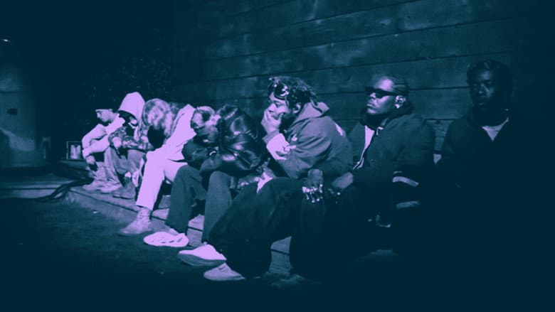 Backdrop from BROCKHAMPTON Live from The Chapel