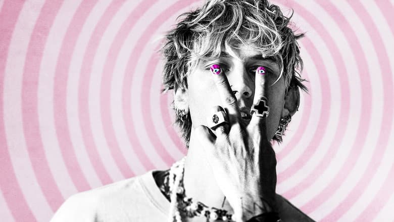 Backdrop from Machine Gun Kelly's Life In Pink