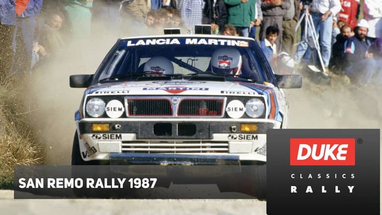 Backdrop from Rallye Sanremo 1987