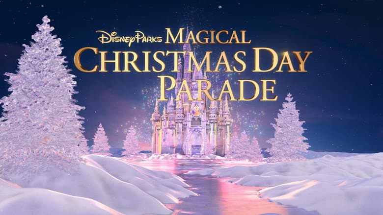 Backdrop from Disney Parks Magical Christmas Day Parade