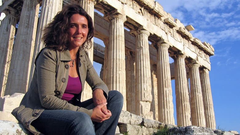 Backdrop from The Ancient World with Bettany Hughes