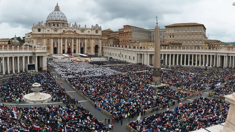 Backdrop from The Day of the Two Holy Popes