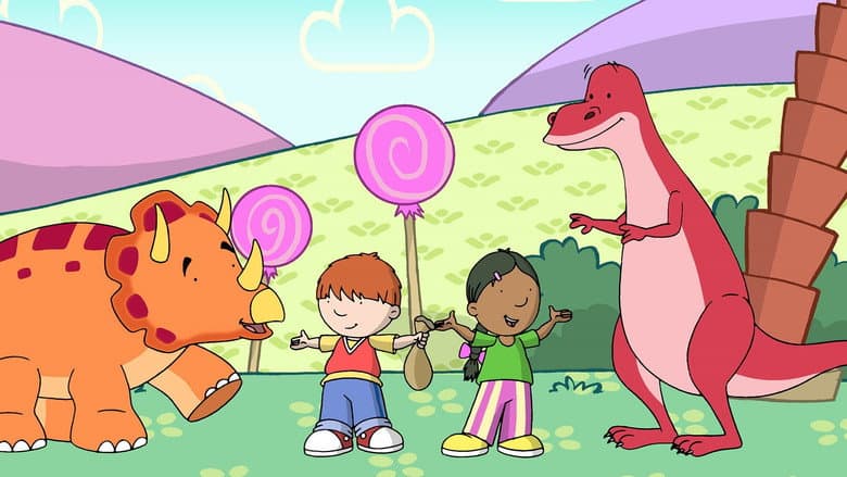Backdrop from Harry and His Bucket Full of Dinosaurs