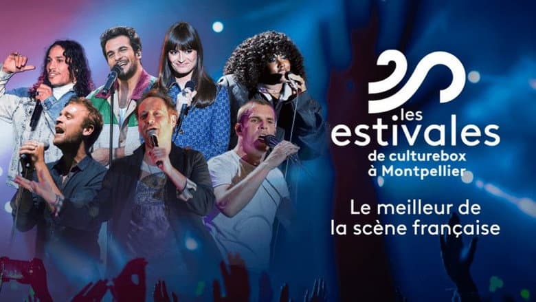 Backdrop from Barbara Pravi - Les estivales de Culturebox à Montpellier 2022