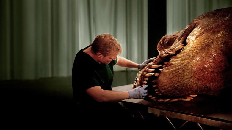 Backdrop from T. Rex Autopsy