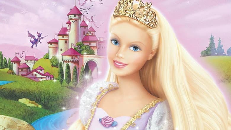 Backdrop from Barbie as Rapunzel