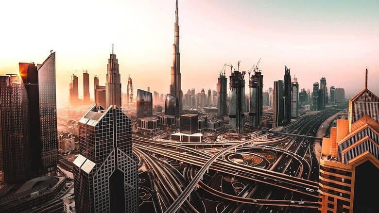 Backdrop from The Emirates From Above
