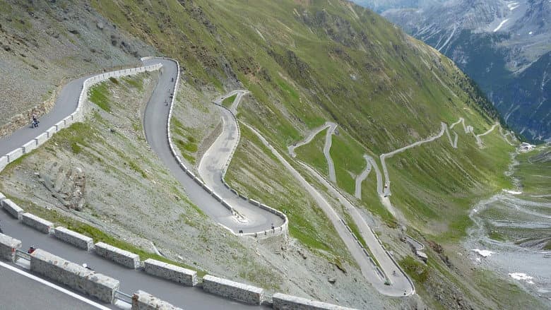 Backdrop from Stelvio: Crossroads of Peace