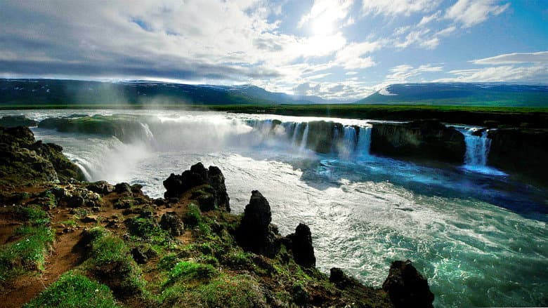 Backdrop from Iceland: On Top of the World