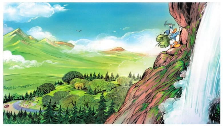 Backdrop from Donald Takes a Holiday