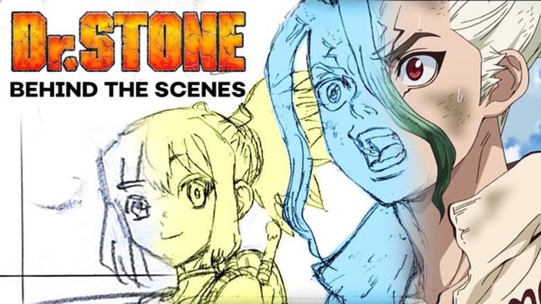 Backdrop from Dr. Stone: Behind the scenes