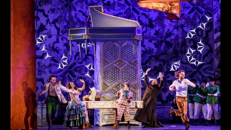 Backdrop from Il Barbiere di Siviglia