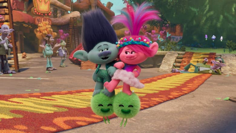 Backdrop from Trolls Band Together