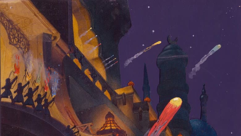 Backdrop from The Rose of Baghdad