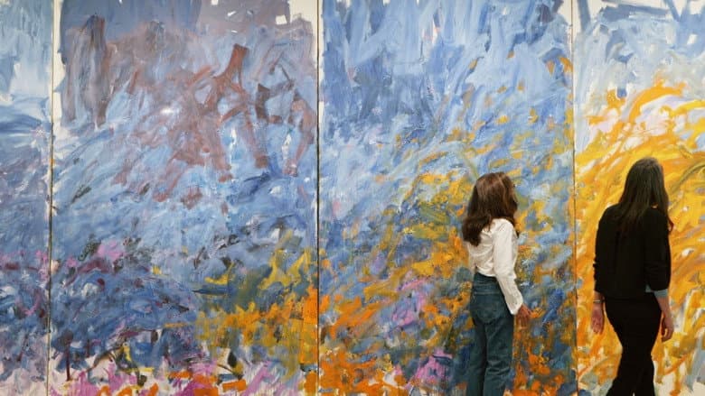 Кадр із фільму «Joan Mitchell, une femme dans l'abstraction»