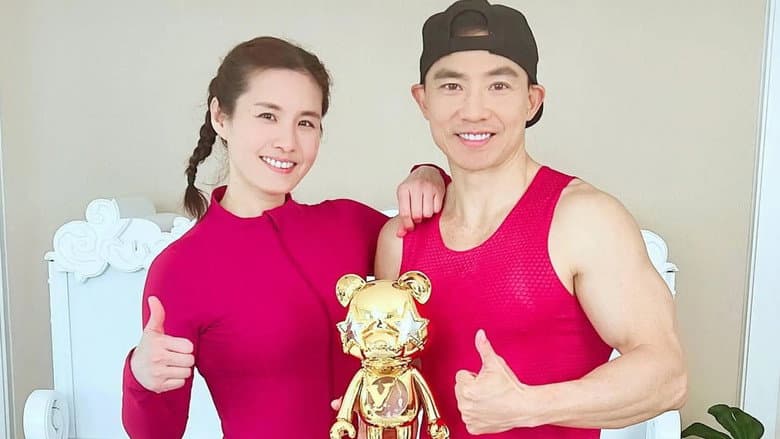 Backdrop from Liu Jianhong Aerobics