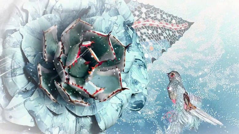 Backdrop from Oscar Wilde's the Nightingale and the Rose