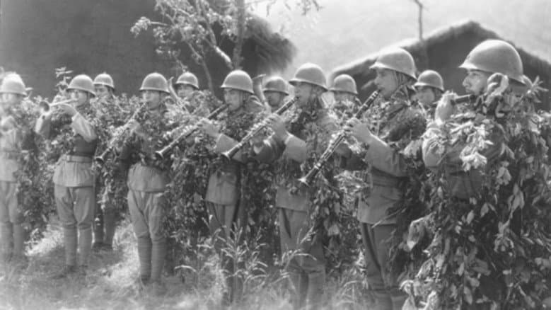 Backdrop from Field Army Orchestra