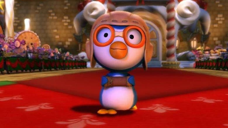 Backdrop from Pororo to the Cookie Castle