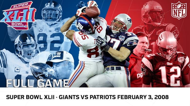 Backdrop from NFL Super Bowl XLII Champions: New York Giants