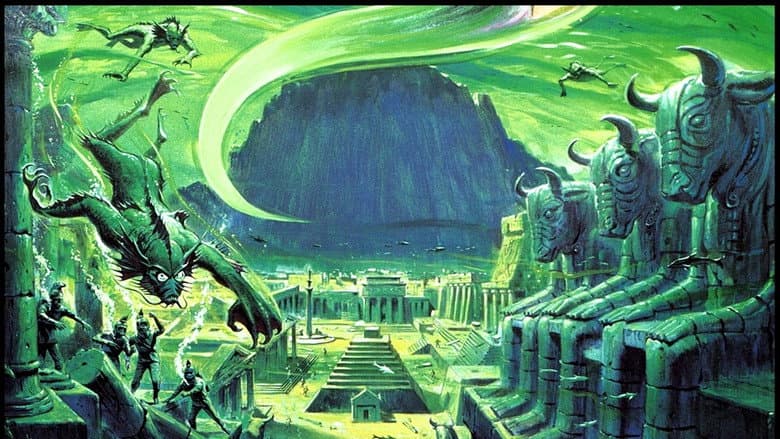 Backdrop from War-Gods of the Deep