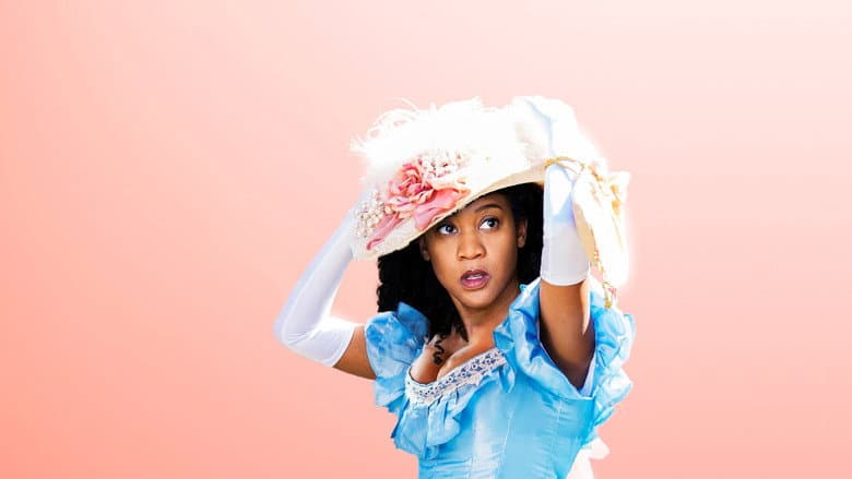 Backdrop from Black Girl in a Big Dress