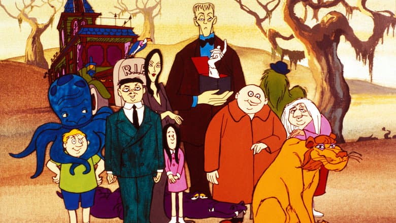 Backdrop from The Addams Family