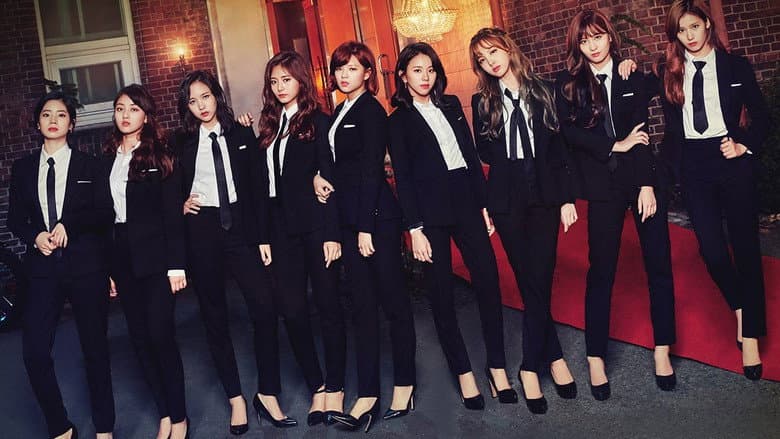 Backdrop from TWICE FANMEETING "ONCE BEGINS"