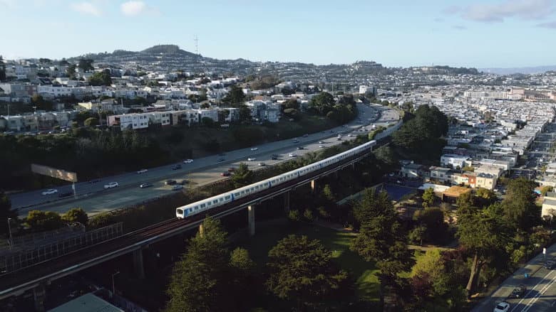 Backdrop from Tunnel Vision: An Unauthorized BART Ride