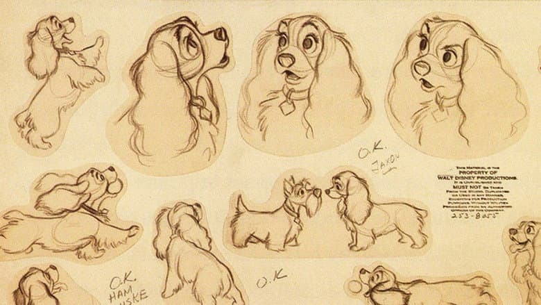 Backdrop from Lady's Pedigree: The Making of Lady and the Tramp