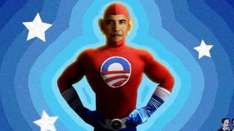Backdrop from He's Barack Obama
