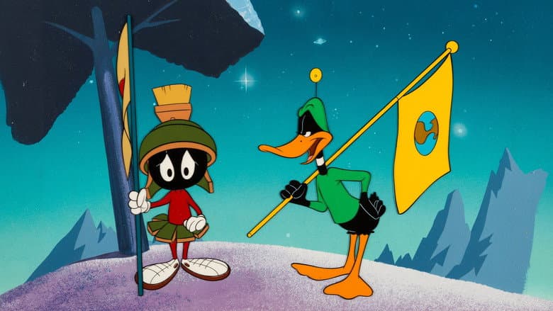 Backdrop from Duck Dodgers in the 24½th Century