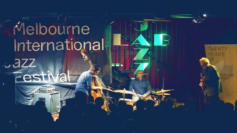 Backdrop from Bill Frisell Trio - Melbourne Jazz Festival 2017