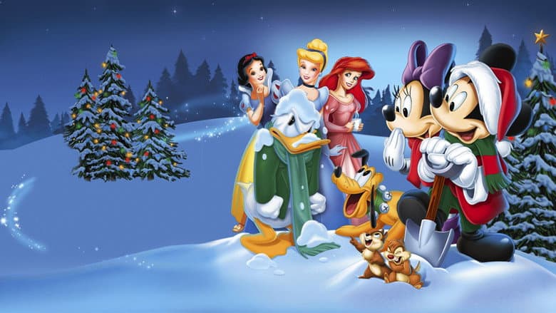 Backdrop from Mickey's Magical Christmas: Snowed in at the House of Mouse
