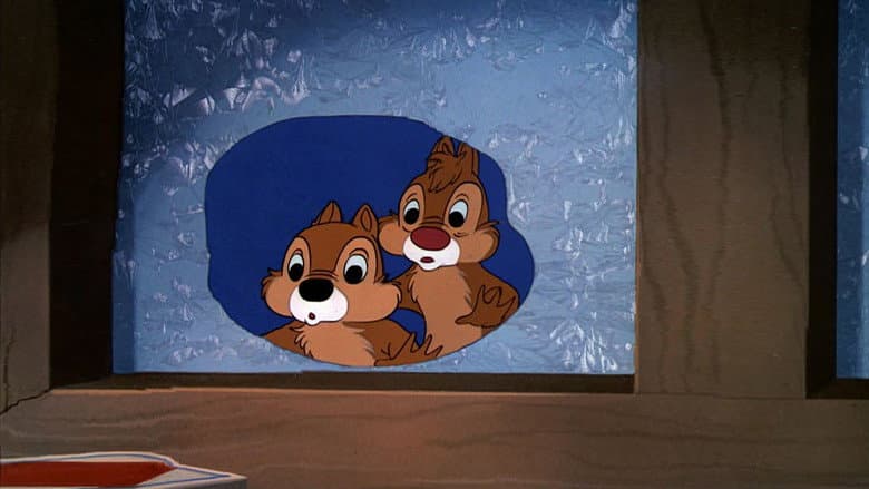 Backdrop from Jiminy Cricket's Christmas