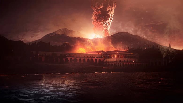 Backdrop from The Lost Scrolls of Vesuvius
