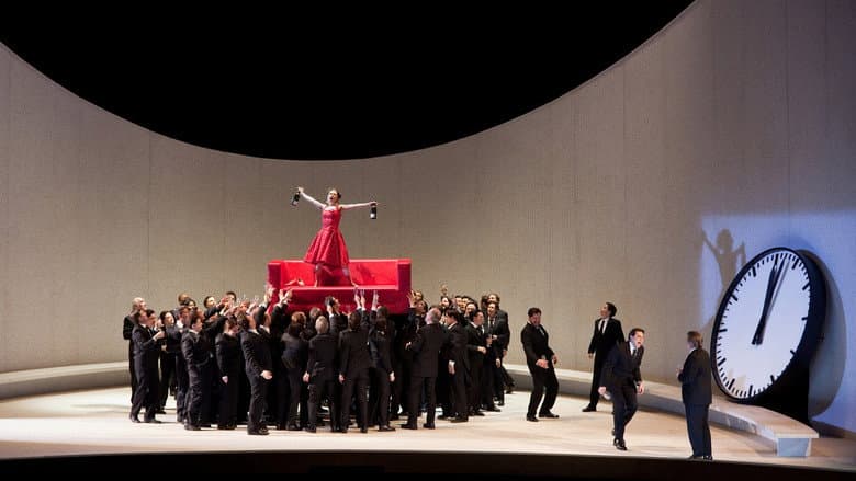 Backdrop from The Metropolitan Opera: La Traviata