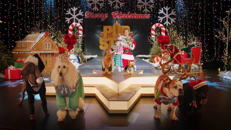 Backdrop from Puppy Star Christmas