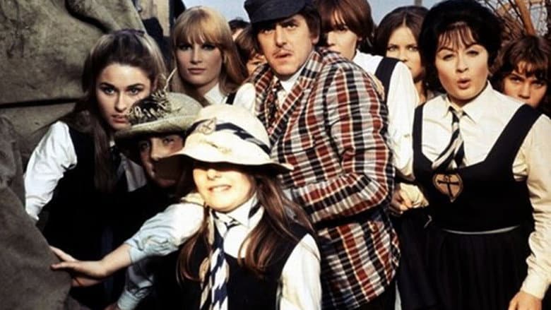 Backdrop from The Great St Trinian's Train Robbery
