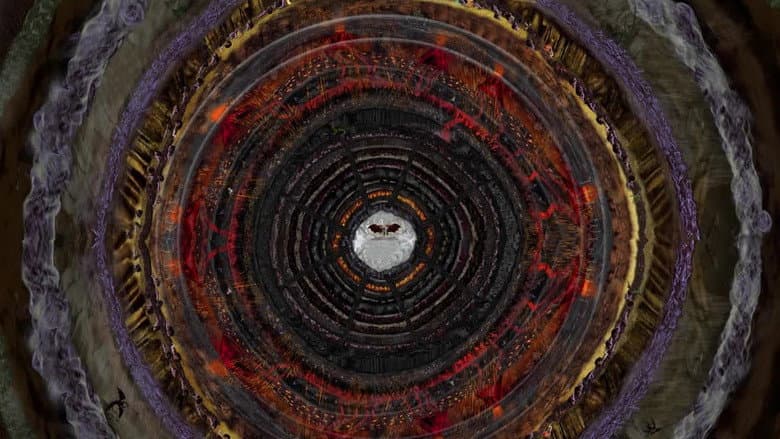 Backdrop from Dante's Inferni