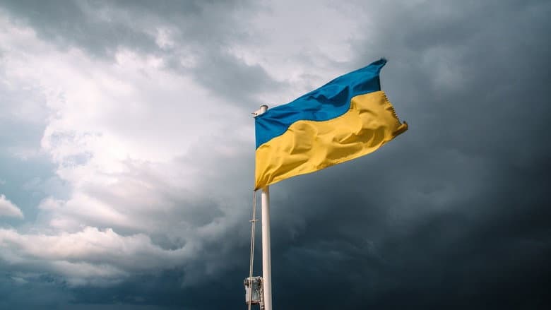 Backdrop from Despair and Defiance: The Battle for Ukraine