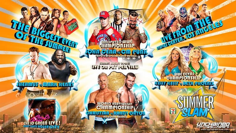 Backdrop from WWE SummerSlam 2011