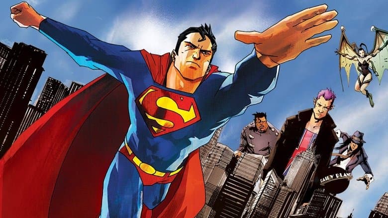 Backdrop from Superman vs. The Elite