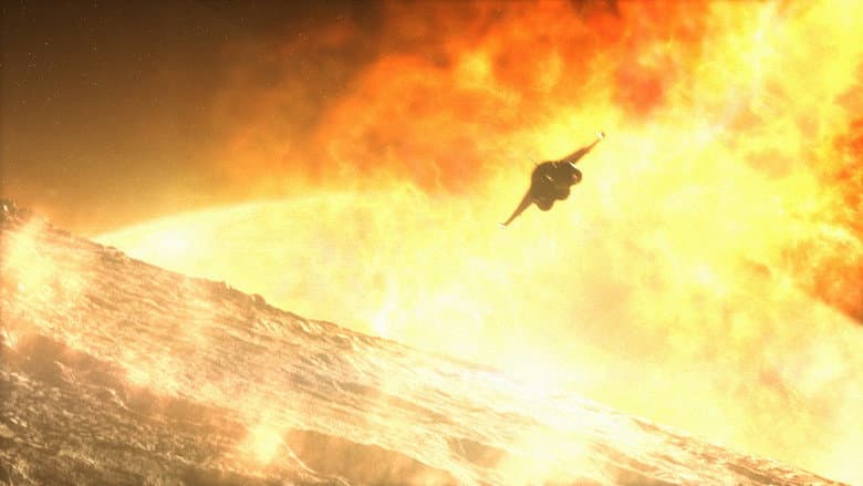 Backdrop from Collision Earth