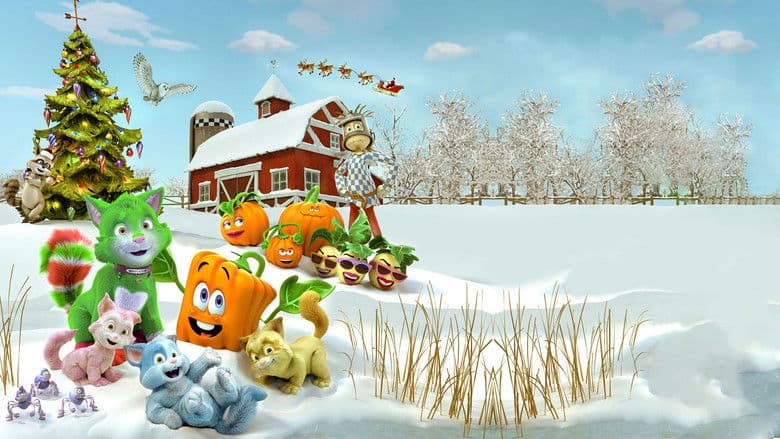 Backdrop from Spookley and the Christmas Kittens