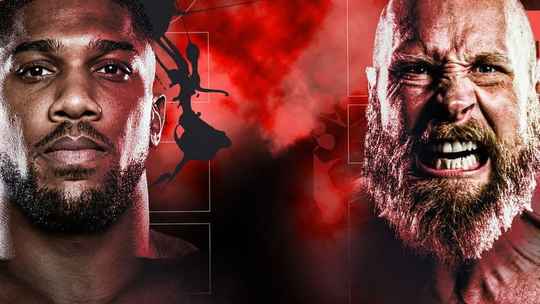 Backdrop from Anthony Joshua vs. Robert Helenius