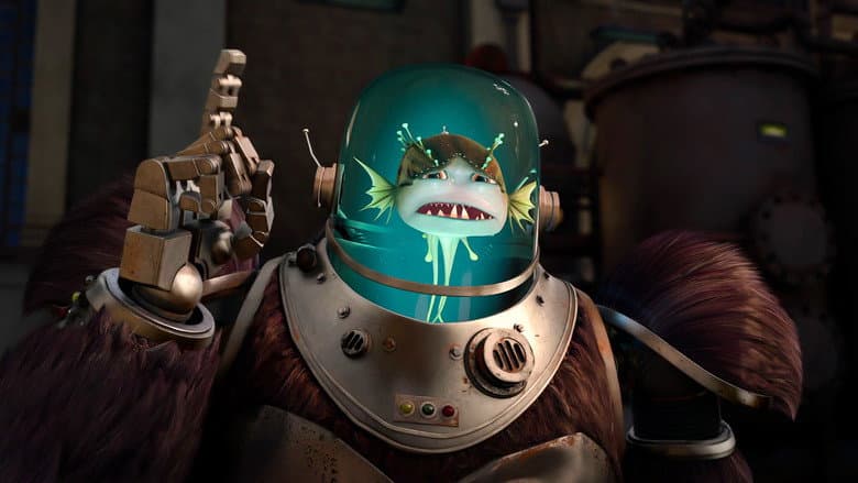 Backdrop from Megamind: The Button of Doom