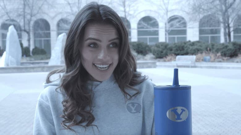 Backdrop from BYU's Resident Cougar