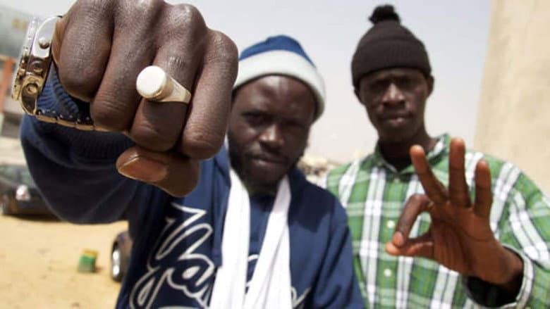 Backdrop from African Underground: Democracy in Dakar